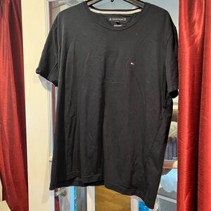 Tommy Hilfiger Black Short Sleeve Tee Classic Crew